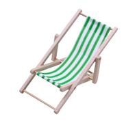 Educational Dolls House Chair Miniatures Wood Zakka Toy Pretend Play Realistic Model Folding Chair Model Small Size Kids Role Play Furniture