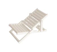 Educational Dolls House Chair Miniatures Zakka Toy Pretend Play Realistic Model Folding Chair Model Small Size ' S Imagination Toy