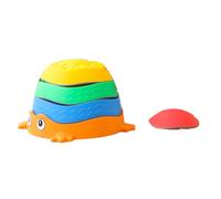 Educational Early Learning Toys Non Slip River Balancing Stepping Stones, Colorful Visual Stimulation for Kids, Plastic Material