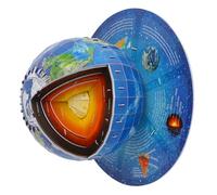 Educational Earth Internal Structure Model for Understanding Geology Hands on Assembly Paper Earth Structure Model Assembly