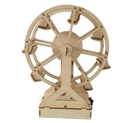 Educational Electric Ferris Toy Kids Assemble Science Foster Imagination Hand Eye Coordination Wood Assemble Toy