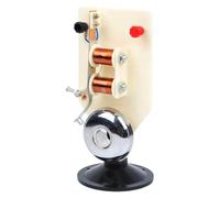 Educational Electromagnetism Equipment Standing Up Metal Electric Bells Model for Classroom Electromagnetic Experiment Vertical Electric Toll Set