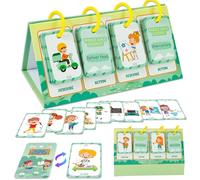 Educational Flash Cards - Kid’s English Learning Card for Early Education | Sturdy Design with Colorful Illustrations, Perfect for Christmas, Birthday, Children’s Day, Holidays, Learning Fun