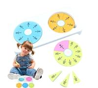 Educational Fraction Circles, Math Fraction Manipulators | Teaching Material Fractions Circles and Tiles - Math Games for, Fun Math Toys