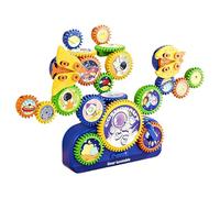 Educational Gear Toy, Manual Building Blocks Kit, ABS Gear Toys with Interactive Learning Feature, Kids Playset Accessory, Learning Toys with Sturdy Design Toy for Family School Home