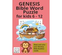 EDUCATIONAL GENESIS BIBLE STORIES FOR KIDS: Meet the Monkey Bible Buddies (BIBLE WORD PUZZLE BOOK SERIES FOR KIDS)