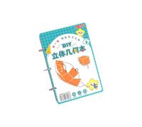 Educational Geometry Shapes Foldable Paper Geometric Shapes with Drawstring Closure Math Teaching Aid for Education Pull String