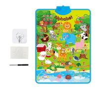 EDUCATIONAL GLOSSY POSTERS - Alphabet Learning Chart | Electronic Interactive Talking Wall Poster | Educational Speech Chart For , Preschool, Homeschool Supplies & Early Learning Tools
