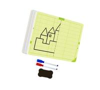 Educational Gridded Drawing Board Symmetric Art Craft Set for Preschoolers Kid Fine Motor Skills Development Symmetrical Drawing Supplies