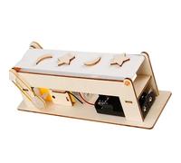 Educational Hands on Assembly Wooden Conveyor Belt Model for Physics Engineering and Technology Lessons in Classrooms Student Experiment