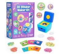 Educational Insights 3D Sticker Making Kit - DIY Kit for Kids, Mess Free Activity Create Your Own Sticker Machine, DIY Puffy Stickers for