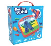 Learning Resources Design & Drill ABCs & 123s, Fine Motor Skills Construction Toy