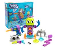 Learning Resources Design & Drill Robot Workshop, Robot Toys for Kids, Kids Building STEM Toy, Take Apart Toy with Working Kids Drill, Toy Gifts for Ages 3 4 5 6+