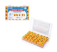 Educational Insights Lowercase Alphabet Stamps 5/8" | School Supplies for Teachers or Homeschool, Preschool Classroom Essentials, Rubber Stamps for Kids Learning Alphabet Letters