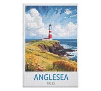 Educational Intellectual， Anglesea Wales，Adults 1000 Piece Jigsaw Puzzle- Christmas，38x26，paper puzzle，AA-741