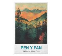 Educational Intellectual， Brecon Beacons ，Adults 1000 Piece Jigsaw Puzzle- Christmas，52x38，paper puzzle ，AA-981