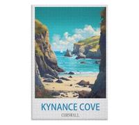 Educational Intellectual， Kynance Cove Cornwall，Adults 1000 Piece Jigsaw Puzzle- Christmas，38x26，paper puzzle，AA-961
