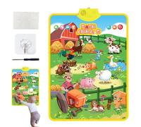 Educational Interactive Alphabet Wall Chart with Sounds and Lights | Wall Chart for 1 2 3 4 5 Years Old