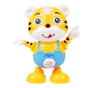 Educational Interactive Dancing Tiger Musical Toy for Kids | Sound and Light Features | Ideal Early Learning Aid for Toddlers Ages 1 to 3 (Yellow, One Size)