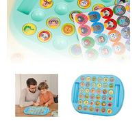 Educational Interactive Flip Game for Kids - Pairing Puzzle for Two Players - Attention and Skills Development Toy Parent-Child (B, 21. 5x28. 5x2. 4cm)