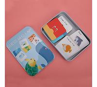 Educational Kid Cognitive Matching Card Toy for Improving Cognitive Ability and Hand-eye Coordination Skills, for Children 1-6 Years Old (Ocean)