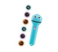 Educational Kids Projector Flashlight Toy with 6 Slides 48 Cartoon Images for Early Learning and Cognitive Development Number Projector