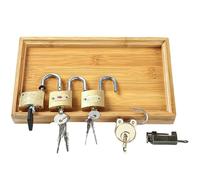 Educational Lock Set - Child Friendly Lock Toys, Interactive Keys Skill Building | Educational Game Set | Boys Girls Cognitive Development Activity For Preschool Learning Play Accessories