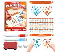 Educational Logic Card Game: 20 Pieces Brain Development Training Card Game, Left Right Mental Skills Learning Toy