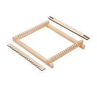 Educational Machine for Handmade Tapestry Craft Toy Beechwood Materials Develops Motor Skills Play Portable Weaving Machine