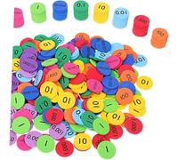 Educational Math Discs 200pcs Place Value Counters for Elementary Students, EVA Foam Early Math Skills Classroom Learning Supplies