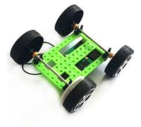 Educational Mini Toy Gadget Set for Children - Solar Powered DIY Car Kit for Hobbyists and Learning (Green,black, One Size)
