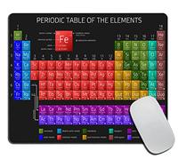 Educational Mouse Pad, Periodic Table of The Elements Rectangular Mouse Pad, Non-Slip Rubber MousePads for Office Home Laptop, 9.4"x7.9"