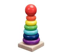 Educational Musical Xylophone Clock Stacking Shape Sorter Worm Toy Set Wholesale Montessori Developmental Interactive Wood Pyramid