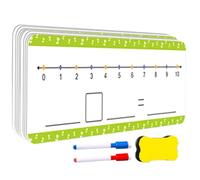 Educational Number Tile - Figure Training Card, Math Skill Block | Engaging Format Helping Young People Improve Calculus with Guided Repetition Supporting Unroll