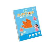 Educational Paper Geometry Construction Set for Children STEM Learning Activity Creative Classroom Component Children's Papercraft Math Workbook
