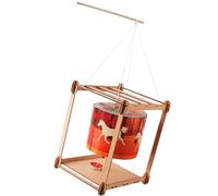 Educational Physics Toy Wooden Craft Zoetrope Assembly Set for Kids Science Experiment Hands on Project Learning Project Assembly Set