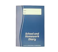 Educational Planning Books-School & Homework Diary A5 Week-to-View Study Planner and Study Notebook | Revision and Homework Planner to Get Organised | Study Essentials for Academic Success-Blue(PD1-B)