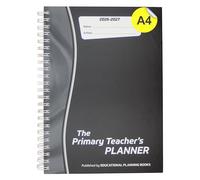 Educational Planning Books - The Primary Teachers Planner 2026-2027 - A4 - Undated Page-a-Day, Lesson, Term and Year Planning for Primary & Early Years Teachers - Hardback (PTP1-C)