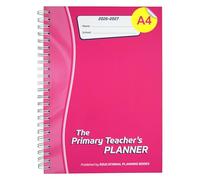 Educational Planning Books - The Primary Teachers Planner 2026-2027 - A4 - Undated Page-a-Day, Lesson, Term and Year Planning for Primary & Early Years Teachers - Hardback (PTP1-Pink)