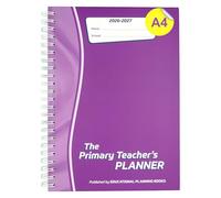 Educational Planning Books - The Primary Teachers Planner 2026-2027 - A4 - Undated Page-a-Day, Lesson, Term and Year Planning for Primary & Early Years Teachers - Hardback (PTP1-P)