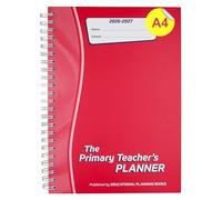 Educational Planning Books - The Primary Teachers Planner 2026-2027 - A4 - Undated Page-a-Day, Lesson, Term and Year Planning for Primary & Early Years Teachers - Hardback (PTP1-R)