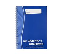 EDUCATIONAL PLANNING BOOKS: The Teacher’s Notebook | A4, Lined Notebook with Hardback Covers & Wire Binding | Available in 4 Vibrant Colours (TNB-B)
