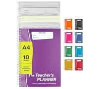 Educational Planning Books - The Teachers Planner 2026-2027 for Secondary School - A4 - Ten Period Day - Page-a-Day & Undated, with Dedicated Pages for Year Planning, Exams, Marking and more (TP5-P)