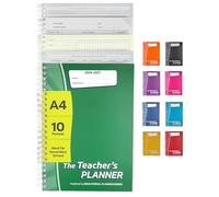 EDUCATIONAL PLANNING BOOKS - The Teachers Planner 2026-2027 for Secondary School - A4 - Ten Period Day - Page-a-Day & Undated, with Dedicated Pages for Year Planning, Exams, Marking and more (TP5-G)