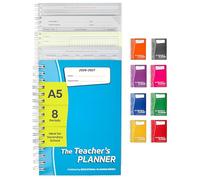 Educational Planning Books - The Teachers Planner 2026-2027 for Secondary School - A5 - Eight Period Day - Page-a-Day & Undated, with Dedicated Pages for Year Planning, Exams, Marking and more (TP7-T)