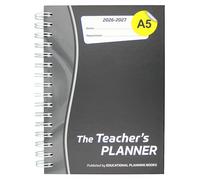 Educational Planning Books - The Teachers Planner 2026-2027 for Secondary School - A5 - Five Period Day - Page-a-Day & Undated, with Dedicated Pages for Year Planning, Exams, Marking and more (TP15-C)