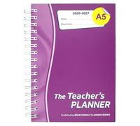 Educational Planning Books - The Teachers Planner 2026-2027 for Secondary School - A5 - Five Period Day - Page-a-Day & Undated, with Dedicated Pages for Year Planning, Exams, Marking and more (TP15-P)