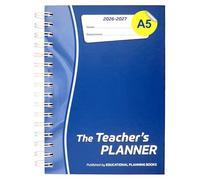 Educational Planning Books - The Teachers Planner 2026-2027 for Secondary School - A5 - Five Period Day - Page-a-Day & Undated, with Dedicated Pages for Year Planning, Exams, Marking and more (TP15-B)