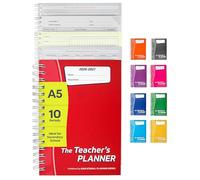 Educational Planning Books - The Teachers Planner 2026-2027 for Secondary School - A5 - Ten Period Day - Page-a-Day & Undated, with Dedicated Pages for Year Planning, Exams, Marking and more (TP11-R)