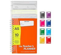 Educational Planning Books - The Teachers Planner 2026-2027 for Secondary School - A5 - Ten Period Day - Page-a-Day & Undated, with Dedicated Pages for Year Planning, Exams, Marking and more (TP11-O)